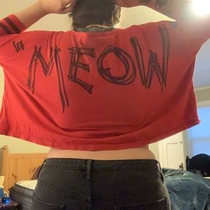 Betsey Johnson crop top!